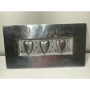 Sandra Magsamen Department 56 SignedHappily Ever After Pewter Wall Plaque